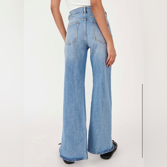 We the Free Slit Straight Jeans, Size 32. - Picture 3 of 6